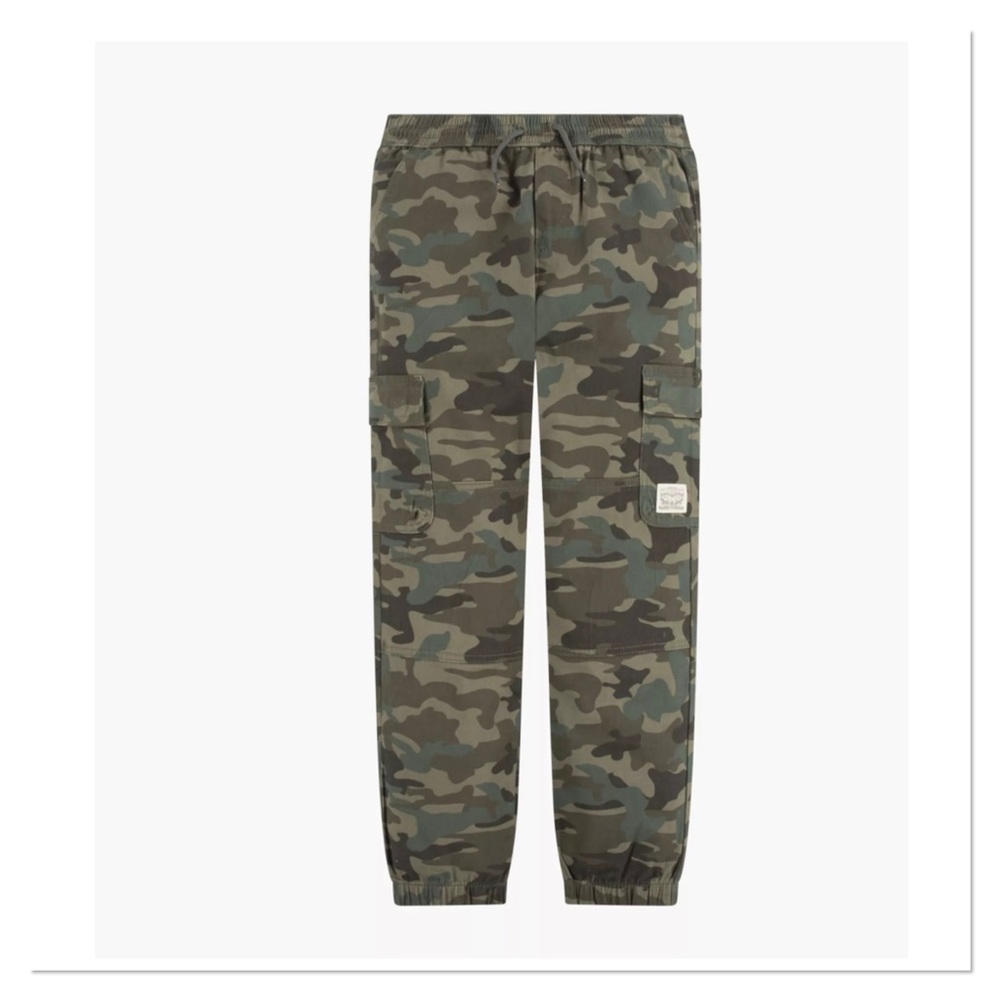 LEVI'S Kids Camo Cargo Jogger Pants